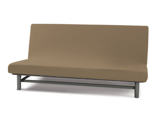 Copridivano Genius Queen Senza Braccioli In Tinta Unita - 3 Posti - Tortora 1019