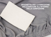 Copridivano Genius Con Penisola Chaise Longue Modello Swing Colore Panna - Sinistra - Panna