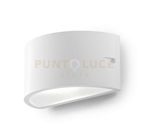 GES1050- APPLIQUE DOPPIA EMISSIONE 1 LUCE ATTACCO E27 COLORE GRIGIO ANTRACITE IN ALLUMINIO IP54