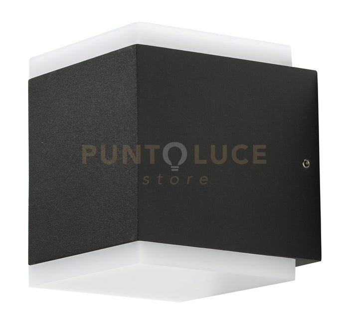 GES1101- APPLIQUE LED 3000-4000-5000K 715-730-740LM 12W COLORE ANTRACITE IN ALLUMINIO