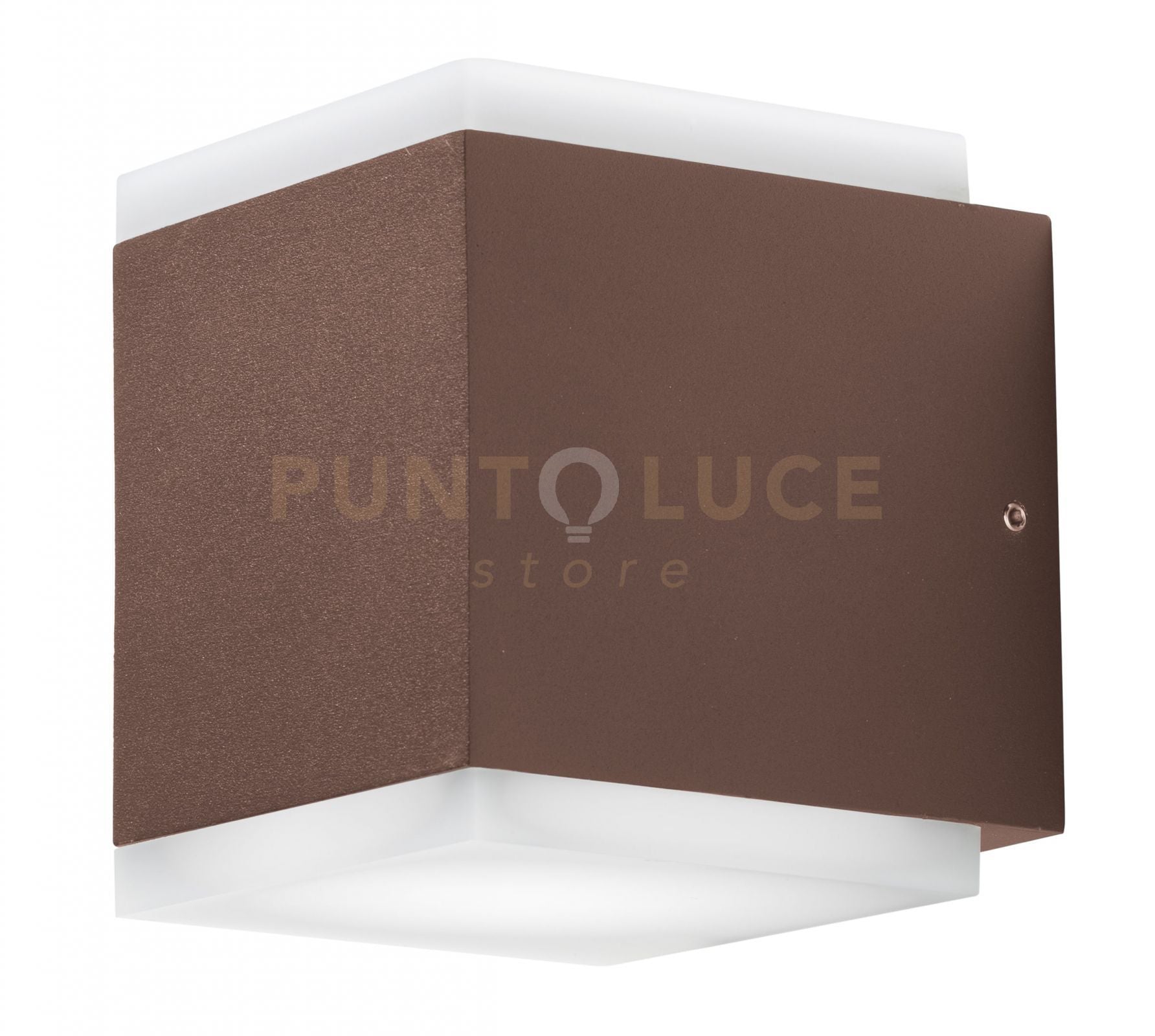 GES1102- APPLIQUE LED 3000-4000-5000K 715-730-740LM 12W COLORE RUGGINE IN ALLUMINIO