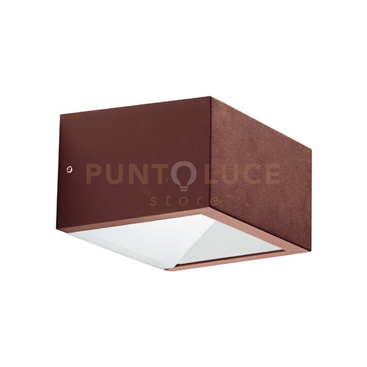 GES1160- APPLIQUE LED 3000-4000-6500K 330-395-385LM 9W IP54 COLORE MARRONE