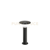 GES511- PALETTO IN ALLUMINIO GRIGIO ANTRACITE 1 LUCE ATTACCO E27 IP44 H.50CM