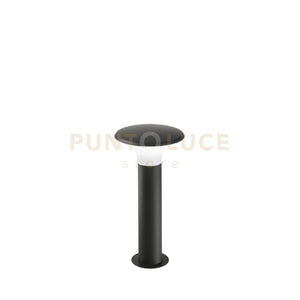 GES511- PALETTO IN ALLUMINIO GRIGIO ANTRACITE 1 LUCE ATTACCO E27 IP44 H.50CM