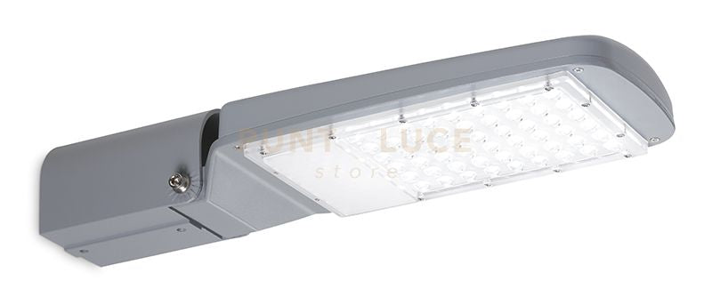 GES580N- FARO STRADALE A LED 4000K 4250LM 50W GRIGIO OPACO ATTACCATURA PER PALO CON INCLINAZIONE IP65