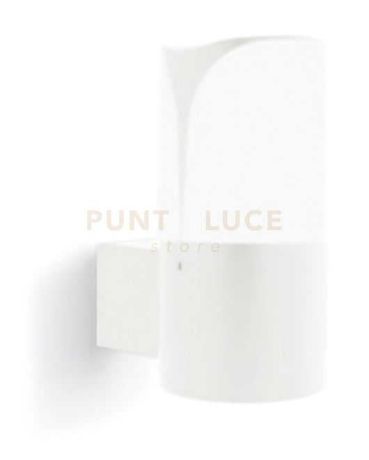 GES713- APPLIQUE 1 LUCE ATTACCO E27 IP44 CLASSE1 COLORE BIANCO H.18CM