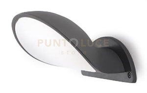 GES751-APPLIQUE ESTERNO A LED 4000K 1000LM 10W IP65 COLORE GRIGIO ANTRACITE