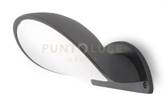 GES751-APPLIQUE ESTERNO A LED 4000K 1000LM 10W IP65 COLORE GRIGIO ANTRACITE