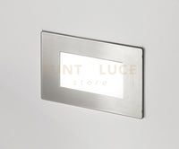 GES812- SEGNAPASSI SOLO CON SENSORE PER SCATOLA 503 A LED 3000K 200LM 2W BIANCO-NICKEL