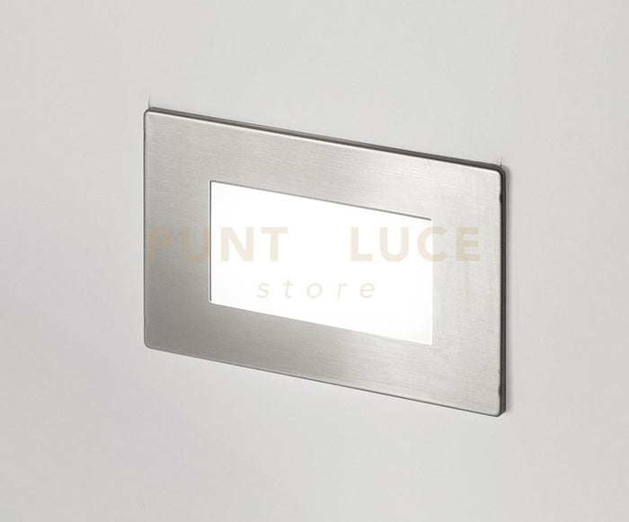 GES812- SEGNAPASSI SOLO CON SENSORE PER SCATOLA 503 A LED 3000K 200LM 2W BIANCO-NICKEL