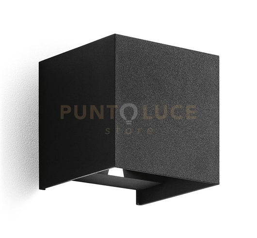 GES863C- APPLIQUE NERO A LED 2 LUCI BIEMISSIONE 3000K 335LM 2X5W  IP54