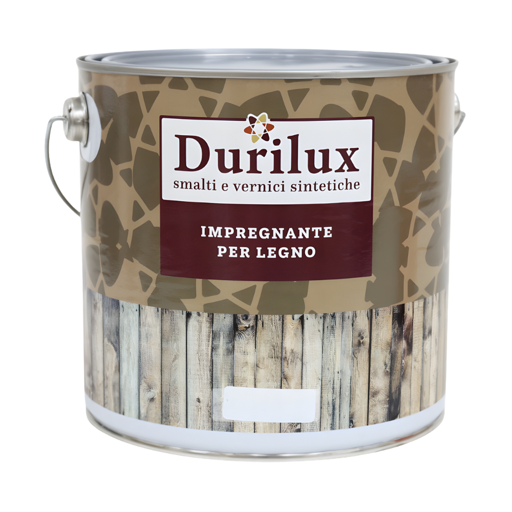 Fondo funghicida alchidico per legno interno ed esterno *** formato 2.5 lt, colore- teak, confezione 1