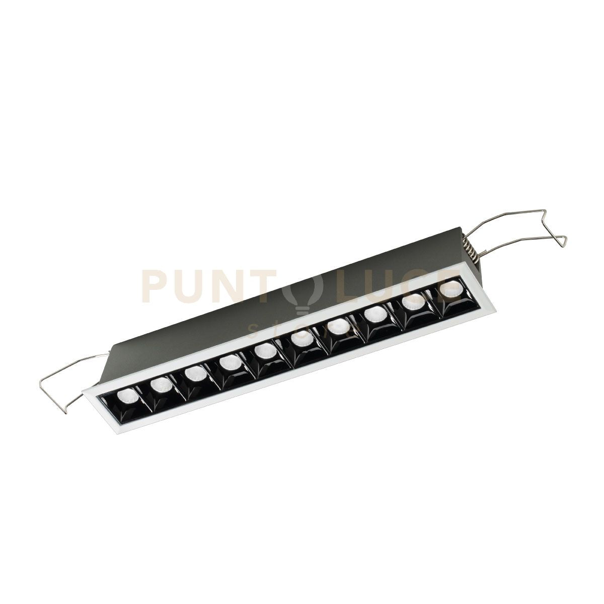 GFA1121N- FARETTO DA INCASSO 10 LUCI LED 4000K 1650LM 20W ANTIABBAGLIO COLORE BIANCO