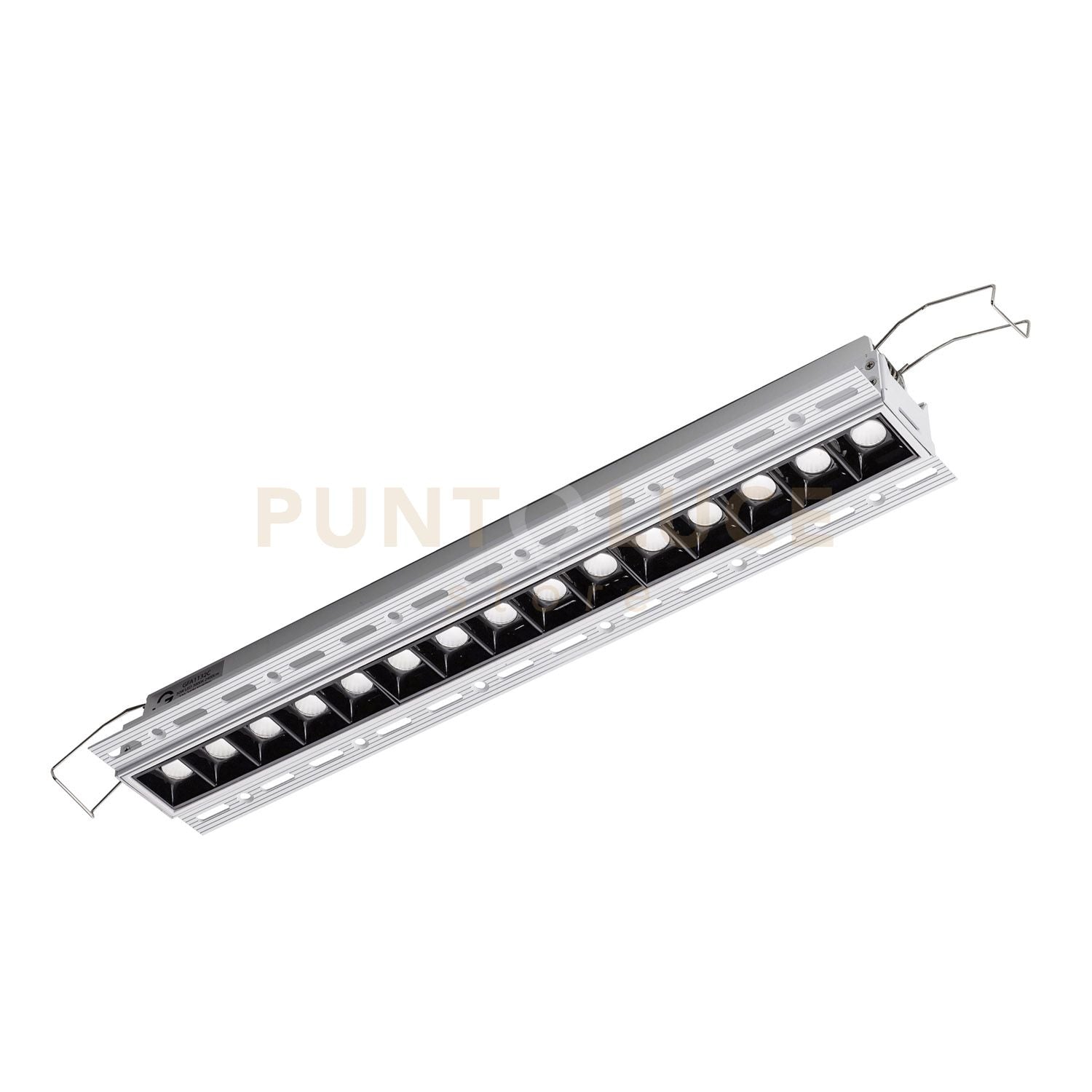 GFA1132C- FARETTO AD INCASSO 15 LUCI A SCOMPARSA A LED 3000K 2400LM 30W BIANCO
