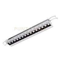 GFA1132C- FARETTO AD INCASSO 15 LUCI A SCOMPARSA A LED 3000K 2400LM 30W BIANCO