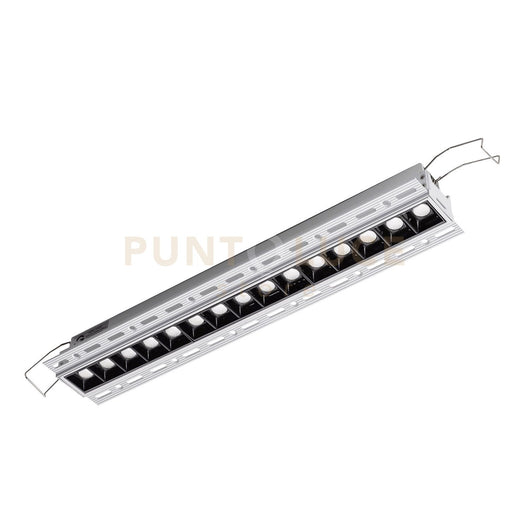 GFA1132C- FARETTO AD INCASSO 15 LUCI A SCOMPARSA A LED 3000K 2400LM 30W BIANCO