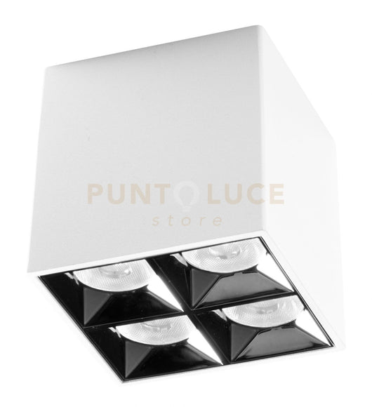 GFA1140N- FARETTO BIANCO 4 LUCI LED 4000K 1250LM 15W 8,2X8CM