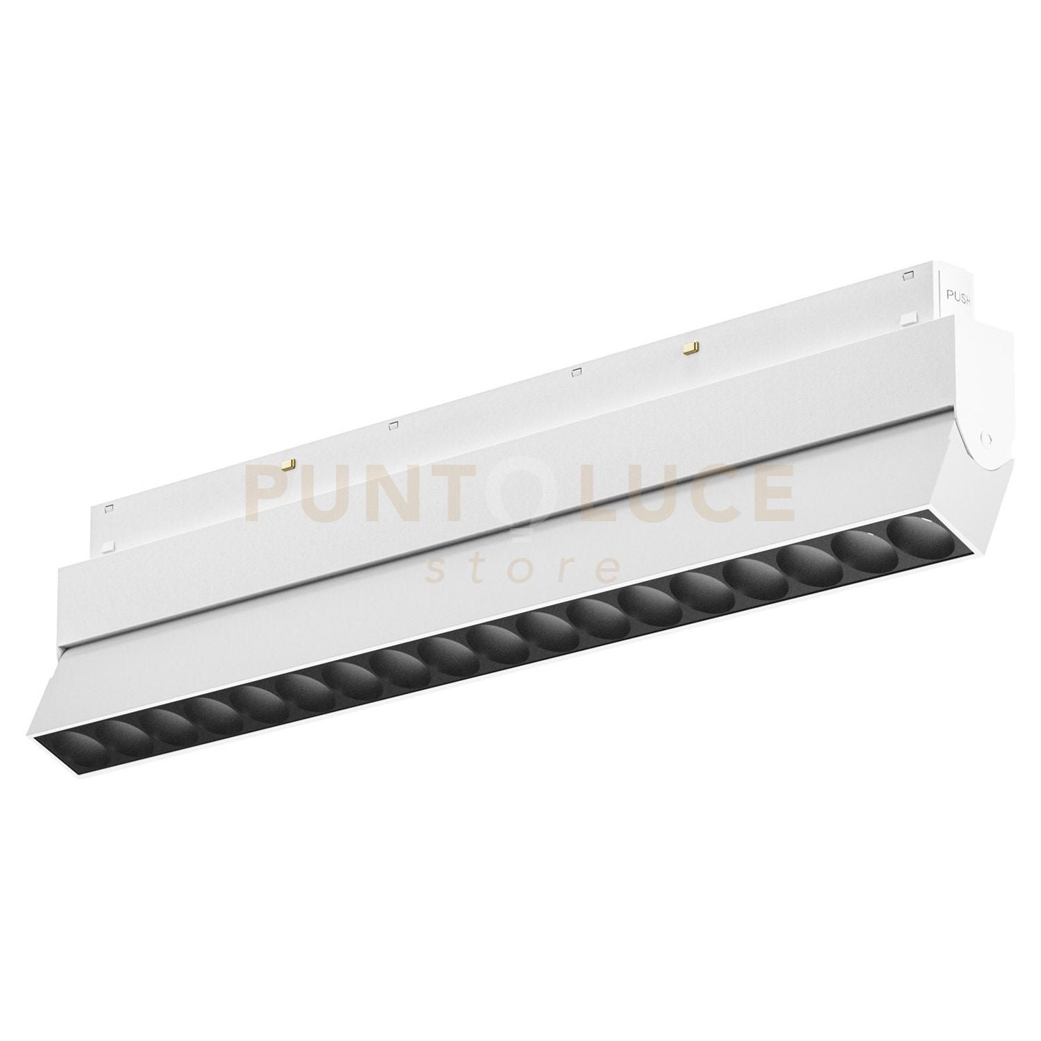 GFA1301- MODULO LED ANTIABBAGLIAMENTO REGOLABILE PER BINARIO DOPPIA ACCENSIONE AD INCASTRO MAGNETICO PER BINARIO 48V 3000K 1631LM 18W 23,6CM BIANCO