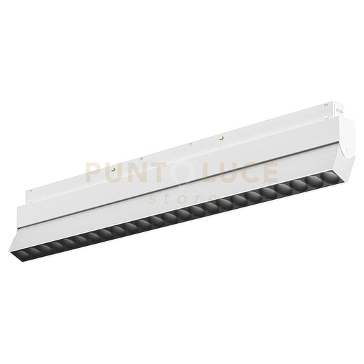 GFA1302- MODULO LED ANTIABBAGLIAMENTO REGOLABILE PER BINARIO DOPPIA ACCENSIONE AD INCASTRO MAGNETICO PER BINARIO 48V 3000K 2132LM 24W 46,3CM BIANCO