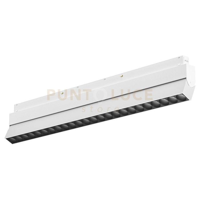 GFA1302- MODULO LED ANTIABBAGLIAMENTO REGOLABILE PER BINARIO DOPPIA ACCENSIONE AD INCASTRO MAGNETICO PER BINARIO 48V 3000K 2132LM 24W 46,3CM BIANCO