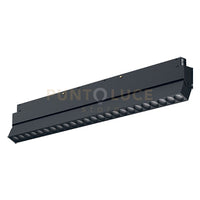 GFA1312-  MODULO LED ANTIABBAGLIAMENTO REGOLABILE PER BINARIO DOPPIA ACCENSIONE AD INCASTRO MAGNETICO PER BINARIO 48V 3000K 2103LM 24W 46,3CM NERO