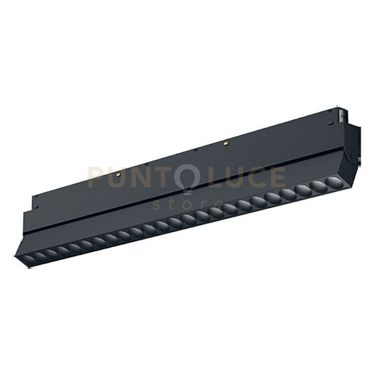 GFA1312-  MODULO LED ANTIABBAGLIAMENTO REGOLABILE PER BINARIO DOPPIA ACCENSIONE AD INCASTRO MAGNETICO PER BINARIO 48V 3000K 2103LM 24W 46,3CM NERO