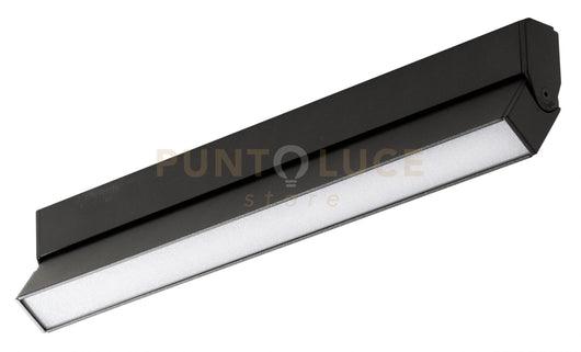 GFA1330-  MODULO LED ANTIABBAGLIAMENTO REGOLABILE PER BINARIO DOPPIA ACCENSIONE AD INCASTRO MAGNETICO PER BINARIO 48V 3000K 1009LM 12W 30,6CM NERO