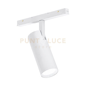 GFA1341- MODULO LED INCLINABILE REGOLABILE PER BINARIO DOPPIA ACCENSIONE AD INCASTRO MAGNETICO PER BINARIO 48V 3000K 1458LM 18W D.5,5CM BIANCO