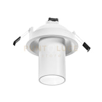 GFA1380- FARETTO AD INCASSO ORIENTABILE 1 LUCE ATTACCO GU10 COLORE BIANCO SATINATO D.5,7CM