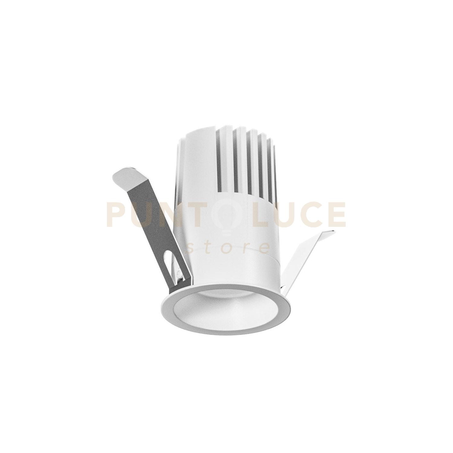 GFA1412N- FARETTO LED AD INCASSO COLORE BIANCO 4000K 1370LM 12W D.5,2CM