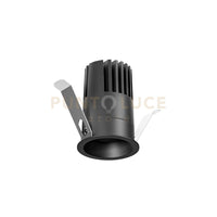 GFA1413C- FARETTO LED AD INCASSO COLORE NERO 3000K 1350LM 12W D.5,2CM