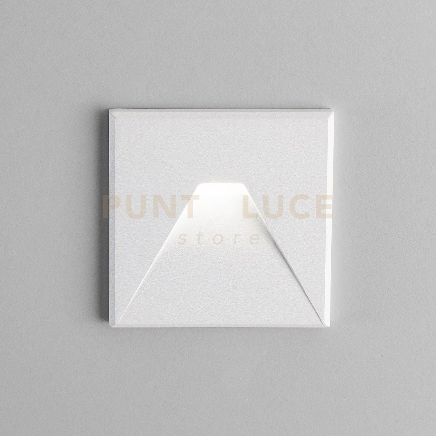 GFA1420- SEGNAPASSI IP20 BIANCO 3000-4000-6000K  135-150-140LM 3W 8,5CM AD INCASSO