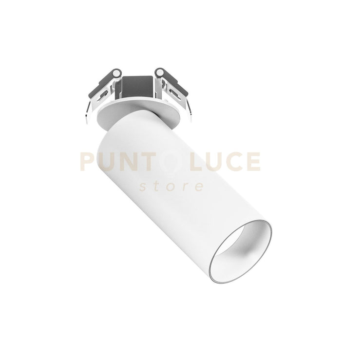 GFA1482C-  FARETTO AD INCASSO ORIENTABILE 1 LUCE ATTACCO LED 3000K 1051LM 12W D.5,5CM BIANCO