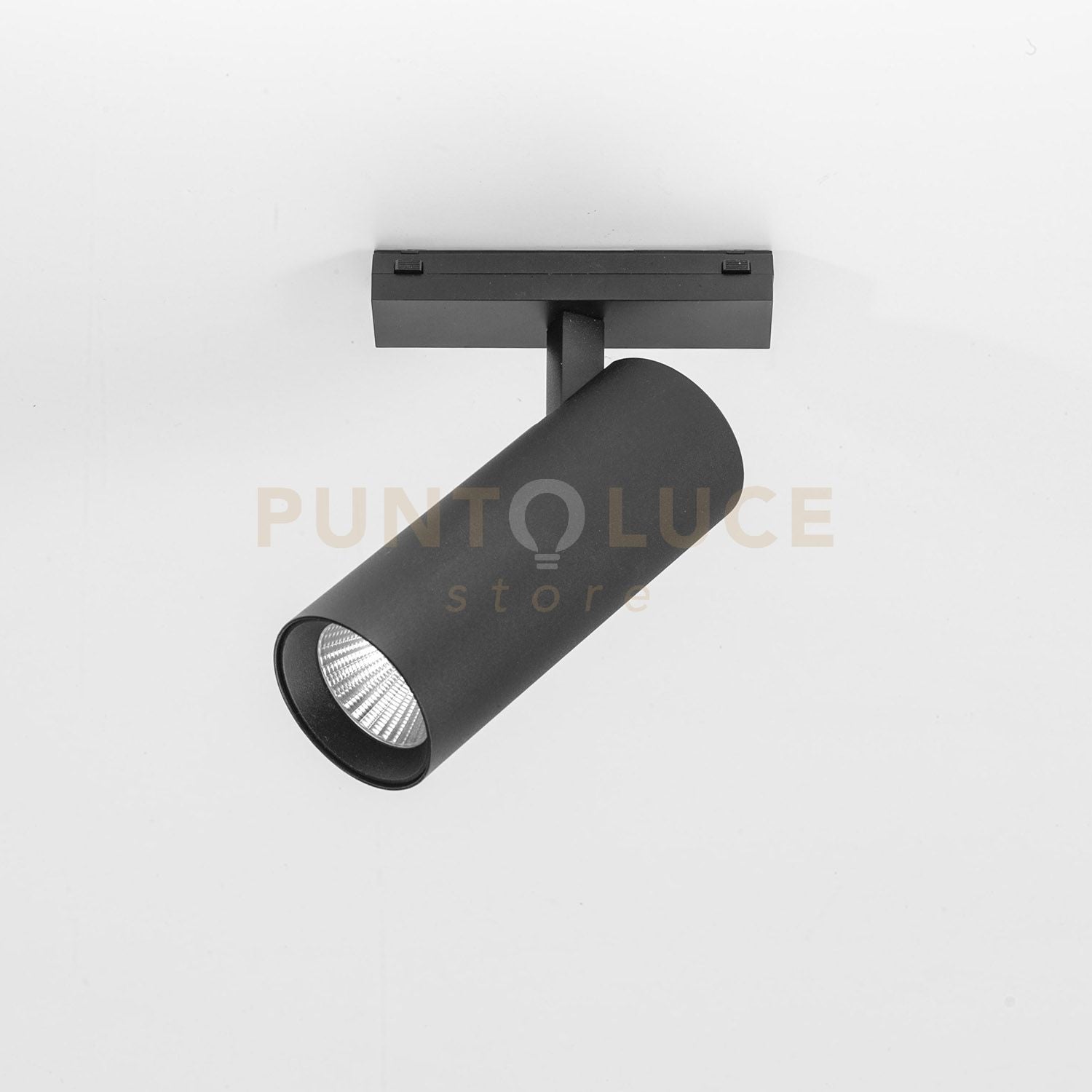 GFA1541- FARETTO LED AD INCASTRO MAGNETICO PER BINARIO 48V "GBIN30" LED 3000K 1396LM 18W D.5,5CM NERO