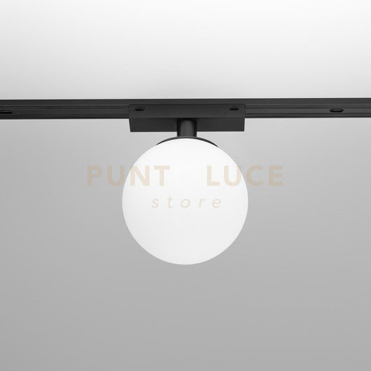 GFA1560- SFERA LED AD INCASTRO MAGNETICO PER BINARIO 48V "GBIN30" LED 3000K 375LM 6W D.12CM NERO