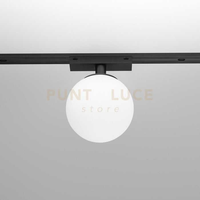 GFA1560- SFERA LED AD INCASTRO MAGNETICO PER BINARIO 48V "GBIN30" LED 3000K 375LM 6W D.12CM NERO