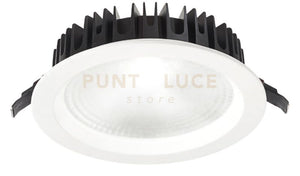 GFA861N-  FARETTO DA INCASSO TONDO BIANCO LED 4000K 2550LM 30W D.22,2CM ALLUMINIO E VETRO