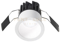 GFA950C- FARETTO DA INCASSO TONDO LED 3000K 600LM 8W D.5,6CM BIANCO OPACO