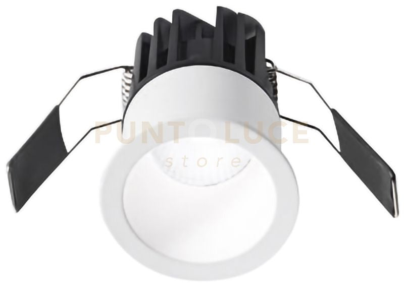 GFA950N-  FARETTO DA INCASSO TONDO LED 4000K 656LM 8W D.5,6CM BIANCO OPACO