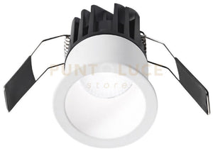GFA950N-  FARETTO DA INCASSO TONDO LED 4000K 656LM 8W D.5,6CM BIANCO OPACO