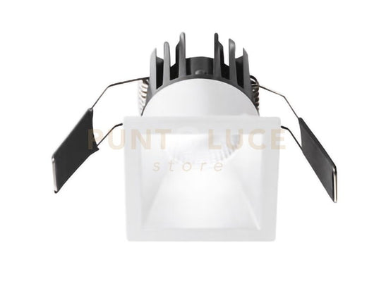 GFA951N- FARETTO DA INCASSO QUADRATO 5,6X5,6 CM LED 4000K 656LM 8W BIANCO OPACO