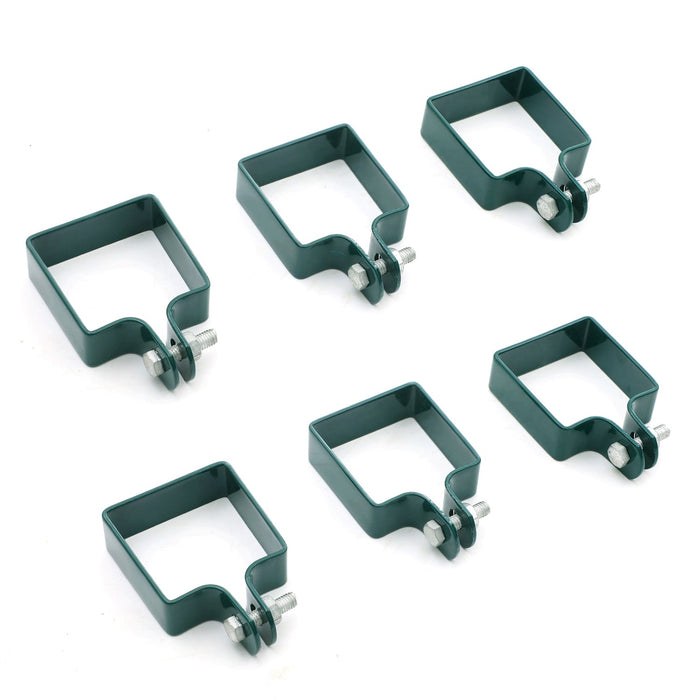 Cancello in rete cancello saldato robusto e durevole in acciaio zincato con serratura e chiavi dimensioni cancello: 106 x 100 cm dimensioni maglia: 50 x 200 mm verde 12_0001940