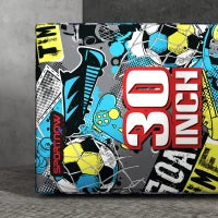 Plyo Box 3 Altezze Jumping Box Antiscivolo per Casa e Palestra, 76x61x51cm, Multicolore