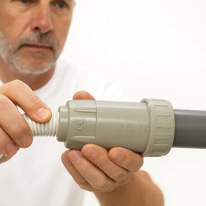 Raccordo faeg tubo guaina ip65 per impianti elettrici durevole *** diametro tubo 40 millimetri , diametro guaina 32 m...