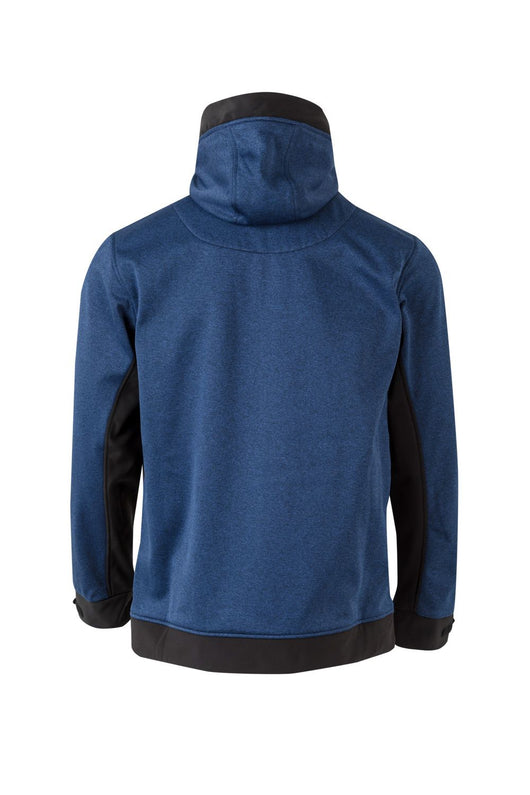 GIACCA SOFT SHELL BICOLORE - VELILLA L,BLU MÉLANGE/NERO