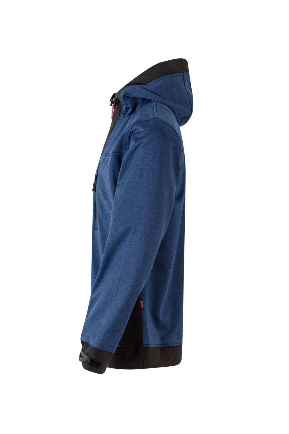 GIACCA SOFT SHELL BICOLORE - VELILLA L,BLU MÉLANGE/NERO