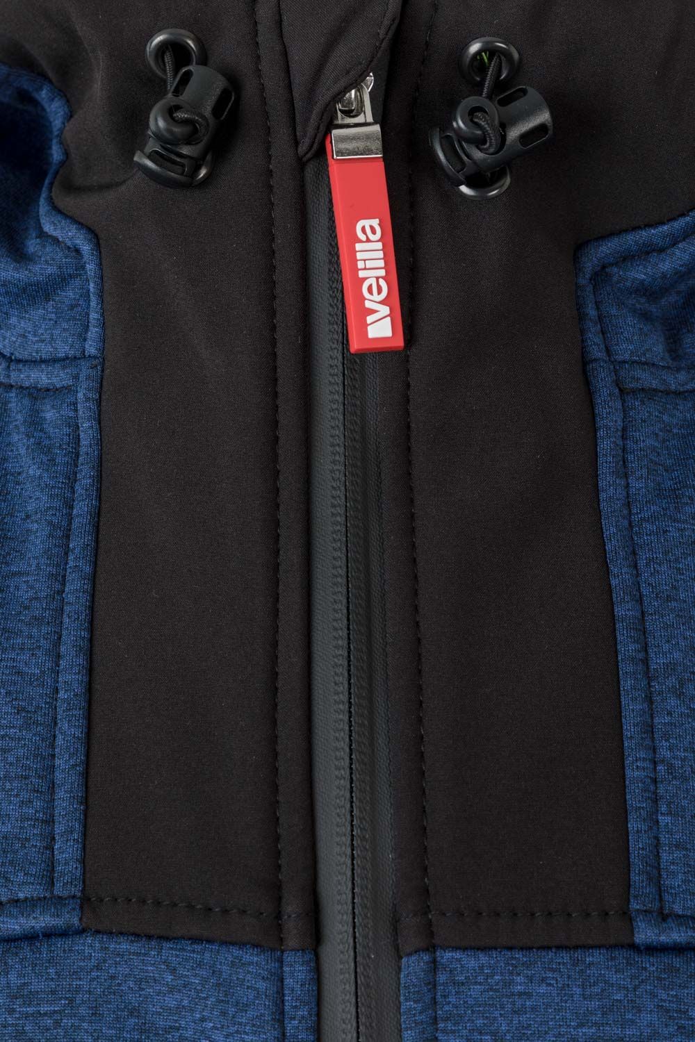 GIACCA SOFT SHELL BICOLORE - VELILLA L,BLU MÉLANGE/NERO