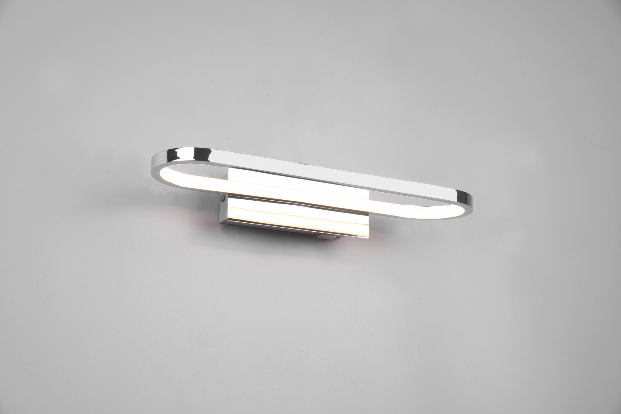 GIANNI H2O APPLIQUE DA BAGNO LED 17W 1700lm, 3000K CROMO CON INTERRUTTORE IP44 L. 40CM