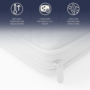 Topper singolo 80x190 Memory Foam Puro | Altezza 5 cm | Traspirante e Anallergico