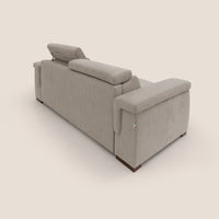 Divano Letto 3 Posti 240x100x95 cm in Tessuto Beige